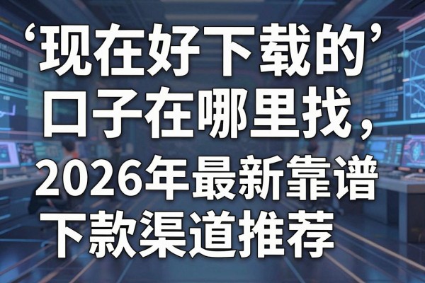 现在好下载的口子在哪里找，2026年最新靠谱下款渠道推荐