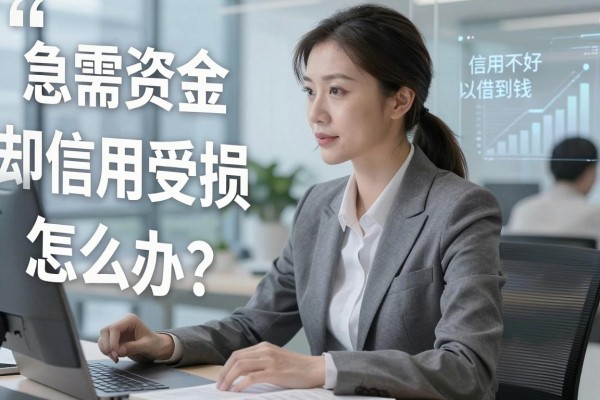急需资金却信用受损怎么办？信用不好哪里可以借到钱