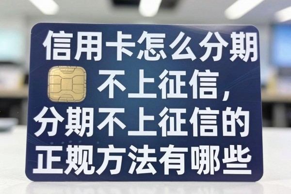 信用卡怎么分期不上征信，分期不上征信的正规方法有哪些