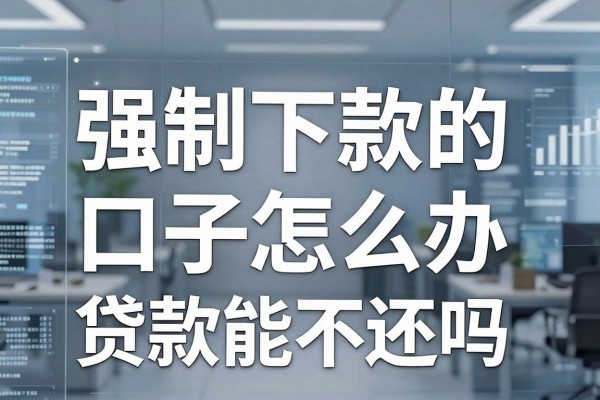 强制下款的口子怎么办，强制下款贷款能不还吗
