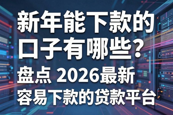 新年能下款的口子有哪些？盘点2026最新容易下款的贷款平台